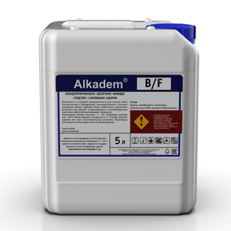 Alkadem BF (Средство с хлором для общей уборки щелочное  (с дезинфицирующим эффектом)) Alkadem BF (Средство с хлором для общей уборки щелочное  (с дезинфицирующим эффектом))